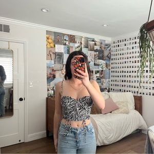 Princess Polly Zebra Top